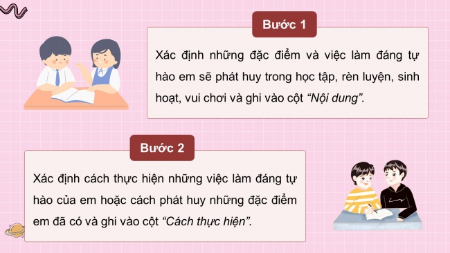 Soạn giáo án điện tử HĐTN 4 CTST bản 1 CĐ1 - Tuần 2: Lập kế hoạch phát huy những đặc điểm và việc làm đáng tự hào của bản thân - Lập bảng theo dõi những việc làm đáng tự hào của bản thân