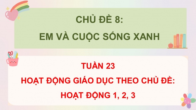 Soạn giáo án điện tử HĐTN 4 CTST bản 1 Chủ đề 8 Tuần 28: HĐGDTCĐ - Hoạt động 1, 2, 3