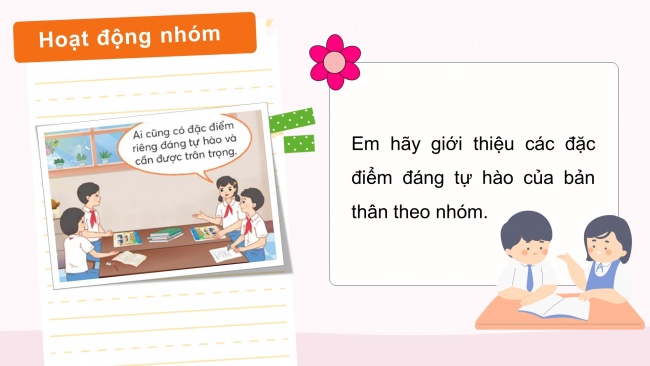 Soạn giáo án điện tử HĐTN 4 CTST bản 2 Tuần 1: HĐGDTCĐ - Đặc điểm đáng tự hào của bản thân