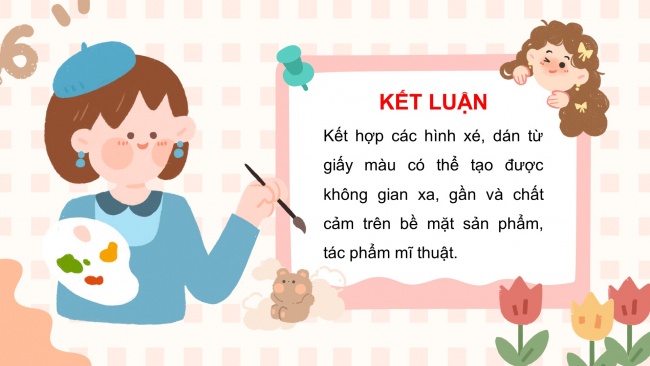 Soạn giáo án điện tử mĩ thuật 4 CTST bản 1 Bài 1: Tranh xé dán giấy màu