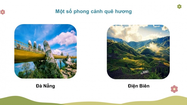 Soạn giáo án điện tử mĩ thuật 4 CTST bản 1 Bài 2: Phong cảnh quê em