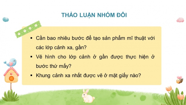 Soạn giáo án điện tử mĩ thuật 4 CTST bản 1 Bài 1: Sản phẩm mĩ thuật với các lớp cảnh