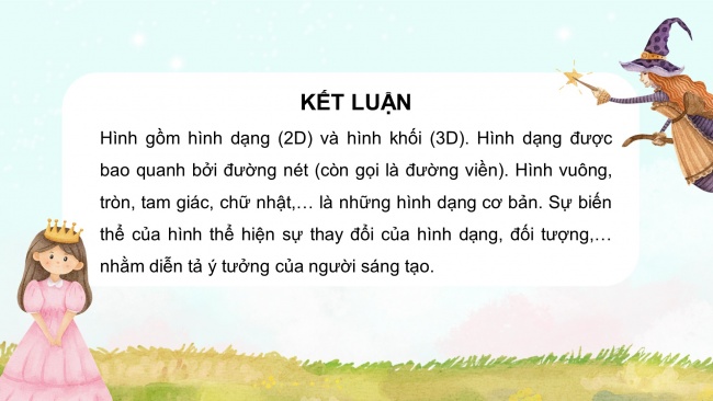 Soạn giáo án điện tử mĩ thuật 4 CTST bản 2 Bài 9: Hình và sự biến thể