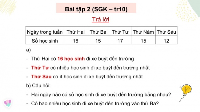 Soạn giáo án điện tử toán 4 cánh diều Bài 3: Ôn tập về một số yếu tố thống kê và xác suất