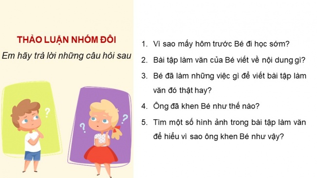 Soạn giáo án điện tử tiếng việt 4 cánh diều Bài 2 Đọc 4: Bài văn tả cảnh