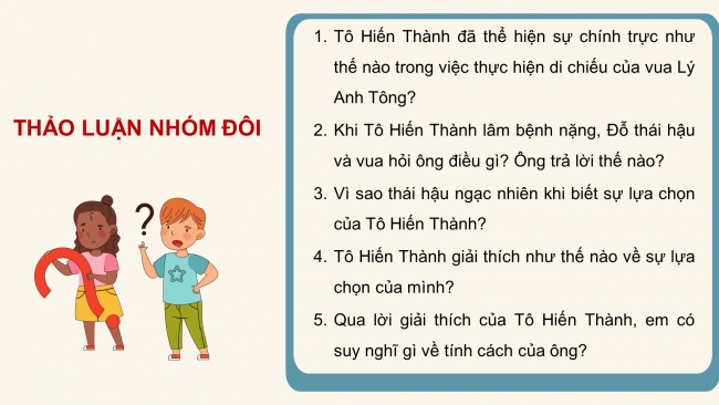 Soạn giáo án điện tử tiếng việt 4 cánh diều Bài 3 Đọc 2: Một người chính trực