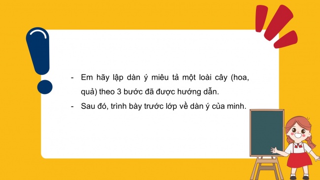 Soạn giáo án điện tử tiếng việt 4 cánh diều Bài 4 Viết 1: Luyện tập tả cây cối