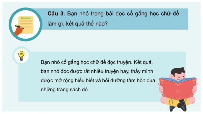 Soạn giáo án điện tử tiếng việt 4 cánh diều Bài 4 Đọc 2: Những trang sách tuổi thơ