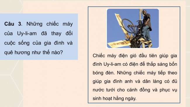 Soạn giáo án điện tử tiếng việt 4 cánh diều Bài 4 Đọc 3: Người thu gió