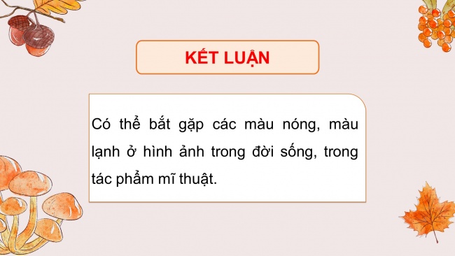 Soạn giáo án điện tử mĩ thuật 4 cánh diều Bài 2: Màu nóng, màu lạnh