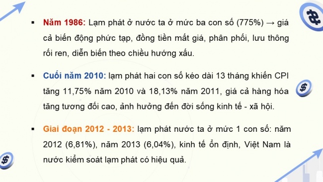 Soạn giáo án điện tử kinh tế pháp luật 11 KNTT Bài 3: Lạm phát