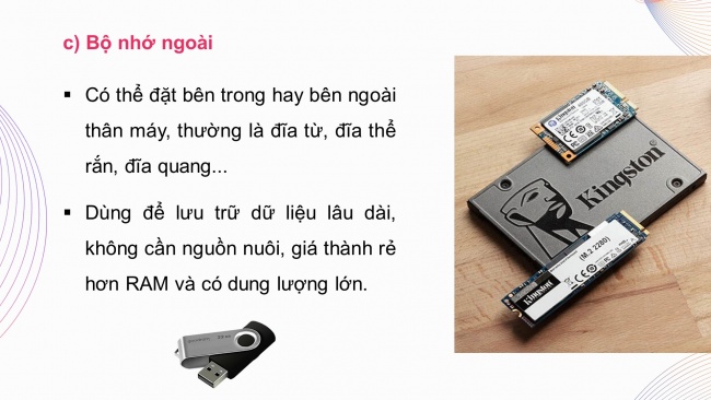Soạn giáo án điện tử khoa học máy tính 11 KNTT Bài 4: Bên trong máy tính