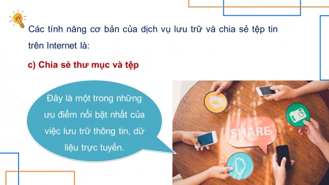 Soạn giáo án điện tử khoa học máy tính 11 KNTT Bài 6: Lưu trữ và chia sẻ tệp tin trên Internet