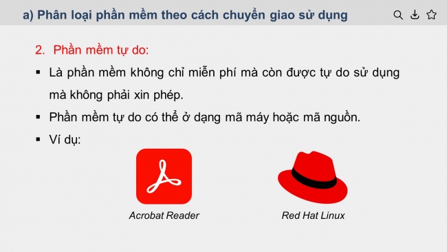 Soạn giáo án điện tử tin học ứng dụng 11 KNTT Bài 3: Phần mềm nguồn mở và phần mềm chạy trên Internet