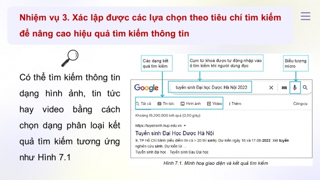 Soạn giáo án điện tử tin học ứng dụng 11 KNTT Bài 7: Thực hành tìm kiếm thông tin trên Internet