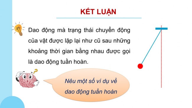 Soạn giáo án điện tử vật lí 11 CTST Bài 1: Mô tả dao động