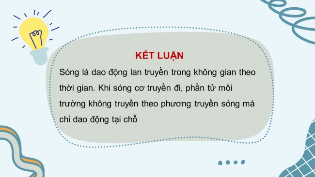 Soạn giáo án điện tử vật lí 11 CTST Bài 5: Sóng và sự truyền sóng