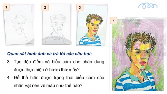 Soạn giáo án điện tử Mĩ thuật 8 CTST (bản 1) Bài 3: Tranh chân dung theo trường phái Biểu hiện