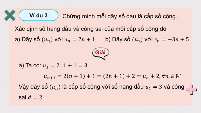 Soạn giáo án điện tử toán 11 CTST Bài 2: Cấp số cộng