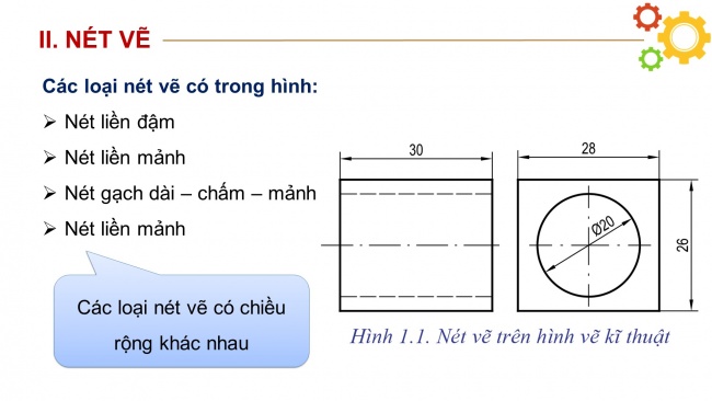 Soạn giáo án điện tử Công nghệ 8 CD Bài 1: Tiêu chuẩn trình bày bản vẽ kĩ thuật