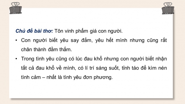 Soạn giáo án điện tử ngữ văn 11 Cánh diều Bài 1 Đọc 3: Tôi yêu em