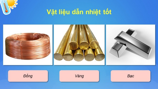 Soạn giáo án điện tử khoa học 4 KNTT Bài 13: Vật dẫn nhiệt tốt, vật dẫn nhiệt kém