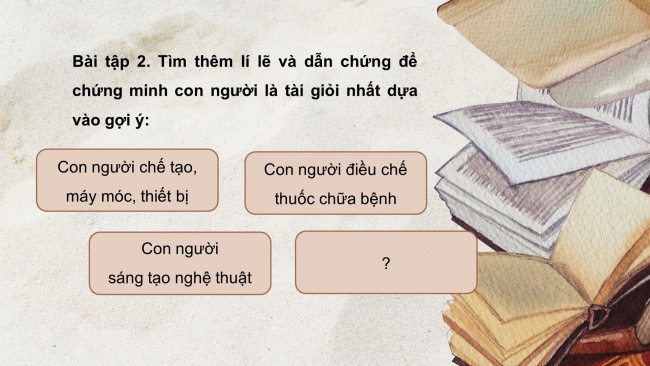 Soạn giáo án điện tử tiếng việt 4 CTST CĐ 3 Bài 6 Nói và nghe: Thuyết trình về trí tuệ và tài năng của con người