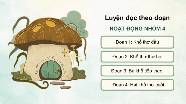 Soạn giáo án điện tử tiếng việt 4 CTST  CĐ 3 Bài 7 Đọc: Chuyện cổ tích về loài người