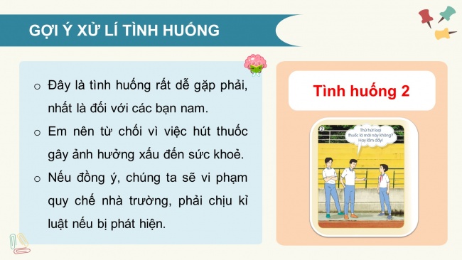 Soạn giáo án điện tử HĐTN 8 CD Chủ đề 4 - HĐGDTCĐ: Kĩ năng từ chối