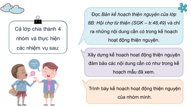 Soạn giáo án điện tử HĐTN 8 CD Chủ đề 5 - HĐGDTCĐ: Hành trình nhân ái