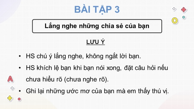 Soạn giáo án điện tử tiếng việt 4 KNTT Bài 26 Nói và nghe Ước mơ của em