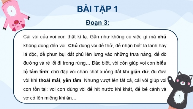 Soạn giáo án điện tử tiếng việt 4 KNTT Bài 27 Viết Luyện viết đoạn văn miêu tả con vật