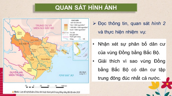 Soạn giáo án điện tử lịch sử và địa lí 4 KNTT bài 9: Dân cư và hoạt động sản xuất ở vùng Đồng bằng Bắc Bộ