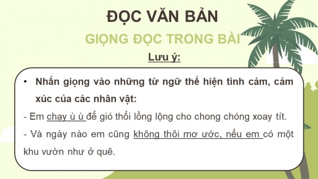 Soạn giáo án điện tử tiếng việt 4 KNTT Bài 27: Đọc Nếu em có một khu vườn