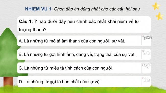 Soạn giáo án điện tử Ngữ văn 8 CTST Bài 1 TH tiếng Việt: Từ tượng hình và từ tượng thanh: đặc điểm và tác dụng