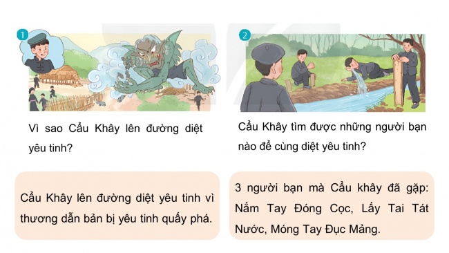 Soạn giáo án điện tử tiếng việt 4 KNTT Bài 6 Nói và nghe: Kể chuyện Bốn anh tài