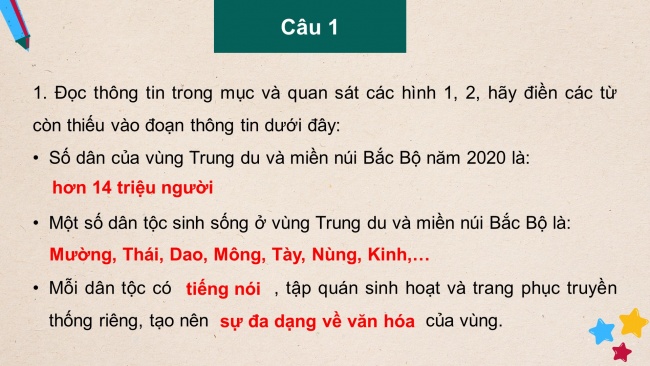 Soạn giáo án điện tử lịch sử và địa lí 4 KNTT bài 5: Dân cư và hoạt động sản xuất ở vùng trung du và miền núi bắc bộ