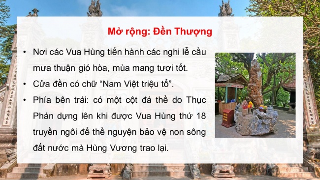 Soạn giáo án điện tử lịch sử và địa lí 4 KNTT bài 7: Đền hùng và lễ giỗ tổ hùng vương
