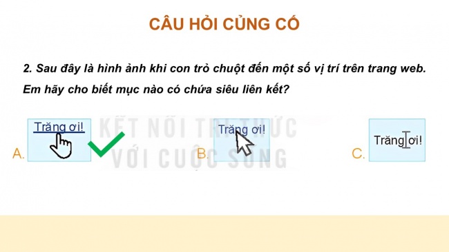 Soạn giáo án điện tử tin học 4 KNTT bài 3: Thông tin trên trang web