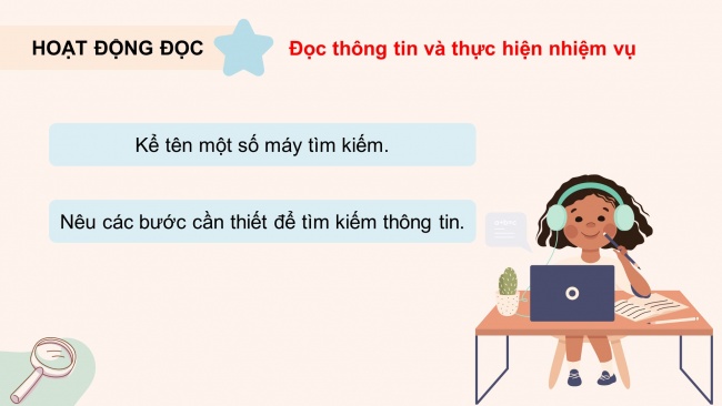 Soạn giáo án điện tử tin học 4 KNTT bài 4: Tìm kiếm thông tin trên internet