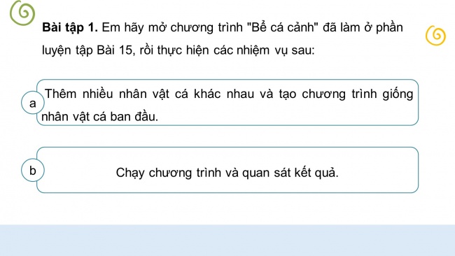 Soạn giáo án điện tử tin học 4 KNTT bài 16: Chương trình của em