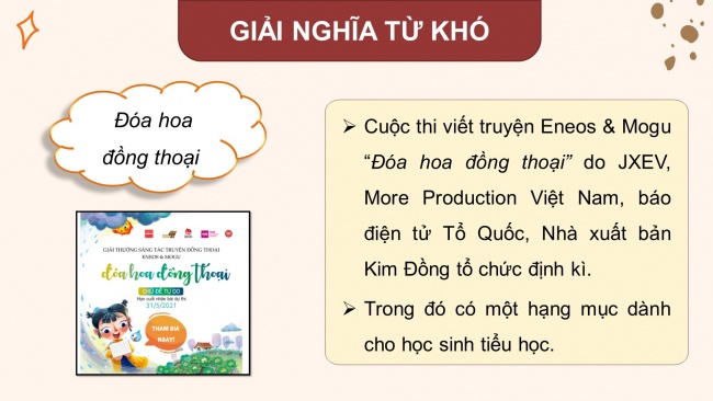Soạn giáo án điện tử tiếng việt 4 CTST CĐ 1 Bài 2 Đọc: Đoá hoa đồng thoại