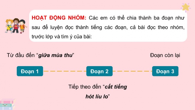 Soạn giáo án điện tử tiếng việt 4 CTST CĐ 1 Bài 8 Đọc: Mùa thu