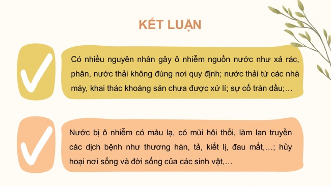 Soạn giáo án điện tử khoa học 4 CTST Bài 3: Ô nhiễm và bảo vệ nguồn nước