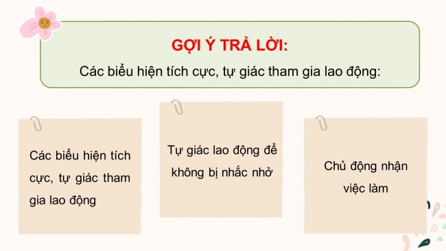 Soạn giáo án điện tử đạo đức 4 CTST bài 5: Em tích cực tham gia lao động