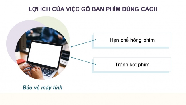 Soạn giáo án điện tử tin học 4 CTST Bài 2: Gõ bàn phím đúng cách