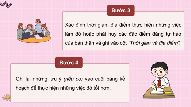 Soạn giáo án điện tử HĐTN 4 CTST bản 1 CĐ1 - Tuần 2: Lập kế hoạch phát huy những đặc điểm và việc làm đáng tự hào của bản thân - Lập bảng theo dõi những việc làm đáng tự hào của bản thân