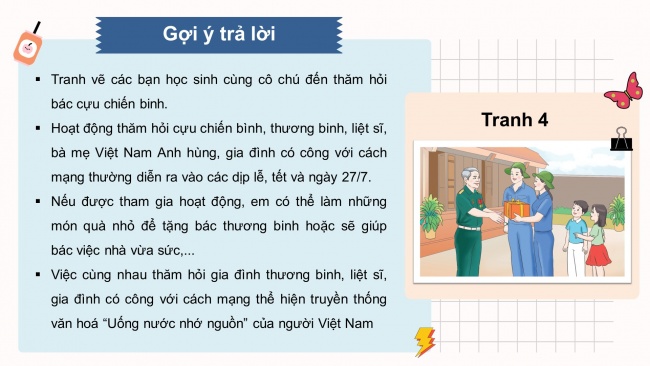 Soạn giáo án điện tử HĐTN 4 CTST bản 1 Chủ đề 4 Tuần 14: HĐGDTCĐ - Hoạt động 3, 4