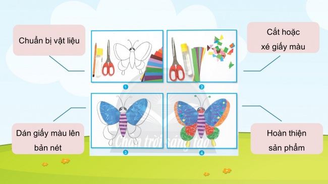 Soạn giáo án điện tử mĩ thuật 4 CTST bản 2 Bài 6: Tranh ghép mảnh