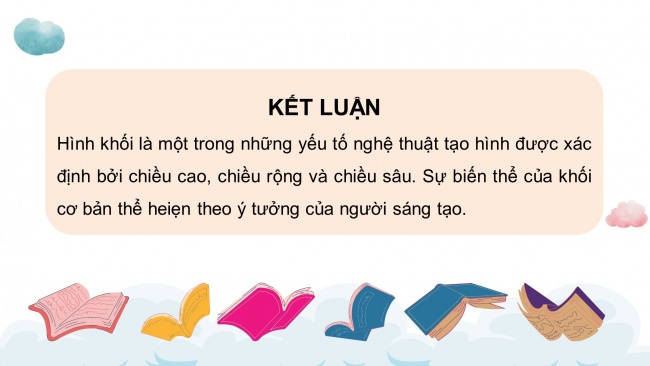 Soạn giáo án điện tử mĩ thuật 4 CTST bản 2 Bài 10: Khối và sự biến thể